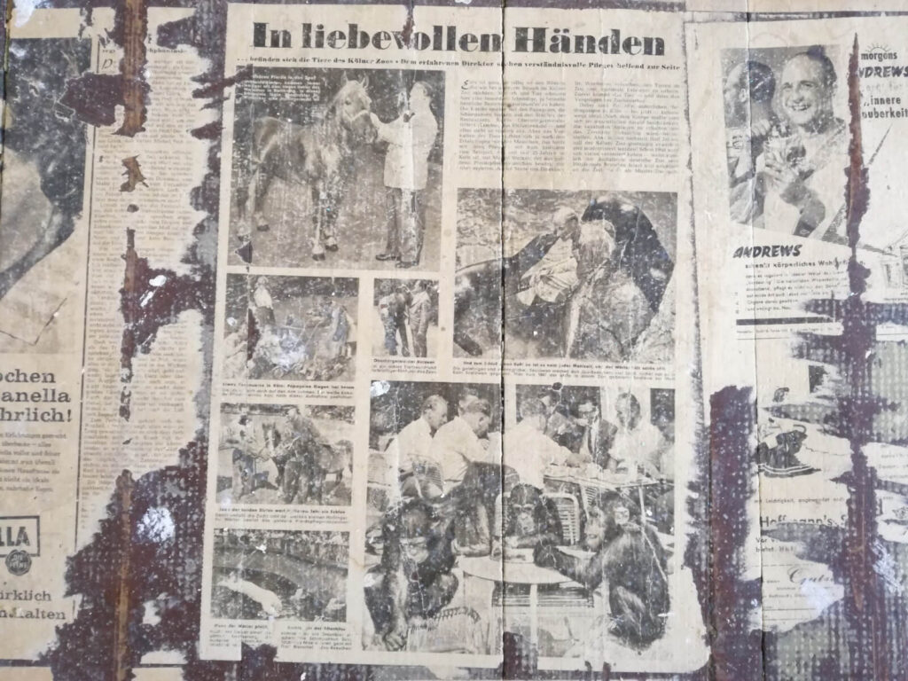 Zeitung als Dämmung